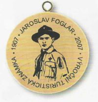 Výroční turistická známka Jaroslav Foglar 1907 - 2007
