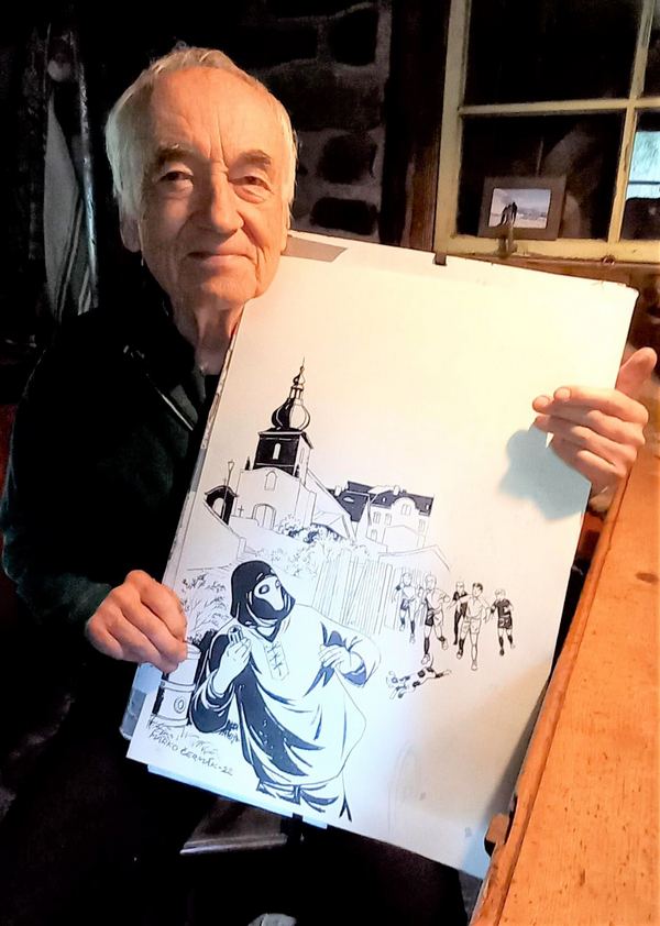 Marko Čermák v roce 2022 (skica k souhrnnému komiksovému vyd